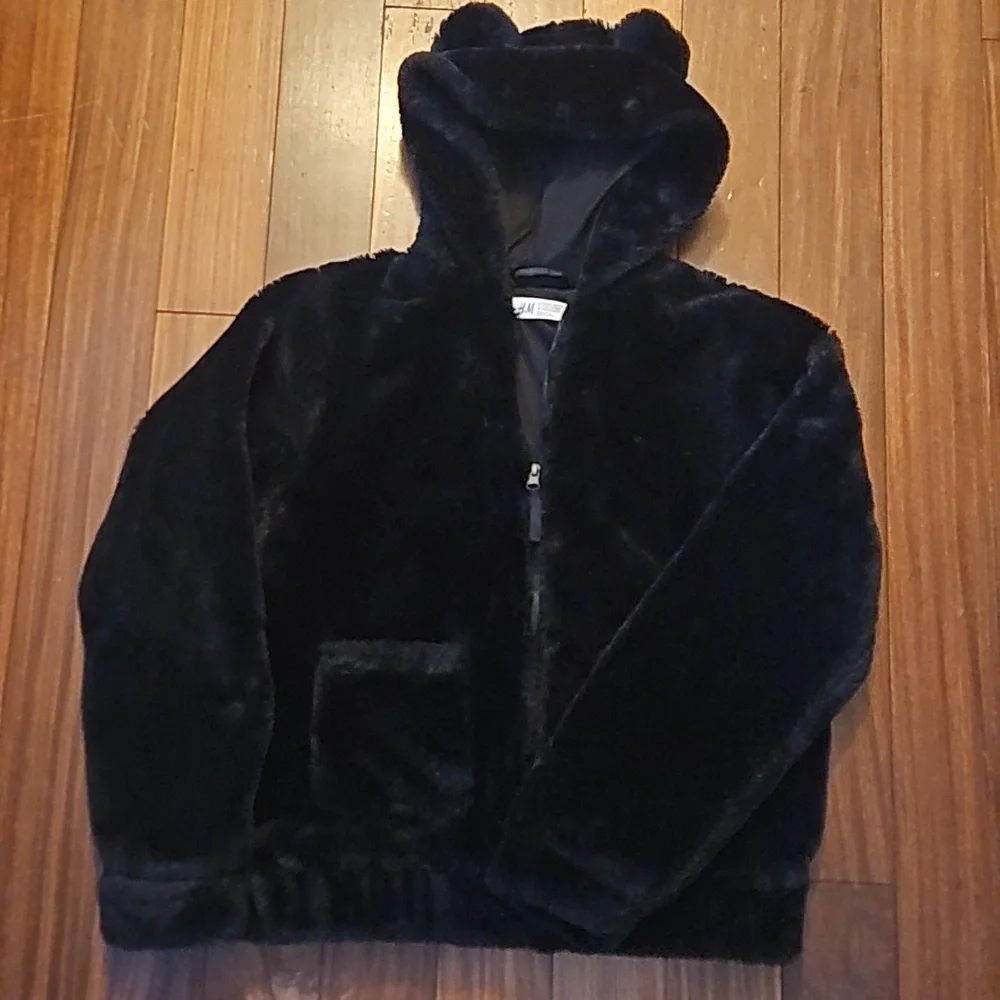 H&M Girls Fur Coat - Picture 8 of 8